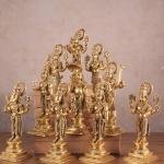 Brass Superfine Vishnu Dashavatar Set | 12" Temple Collection | 27kg Sacred Masterpiece | Traditional Avatar Series | Jaipurio